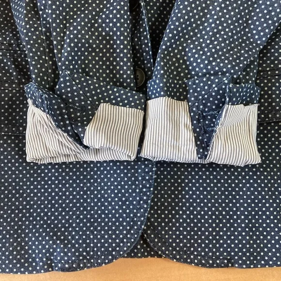 J Crew Schoolboy Polkadot Blazer size 0 - Picture 6 of 16